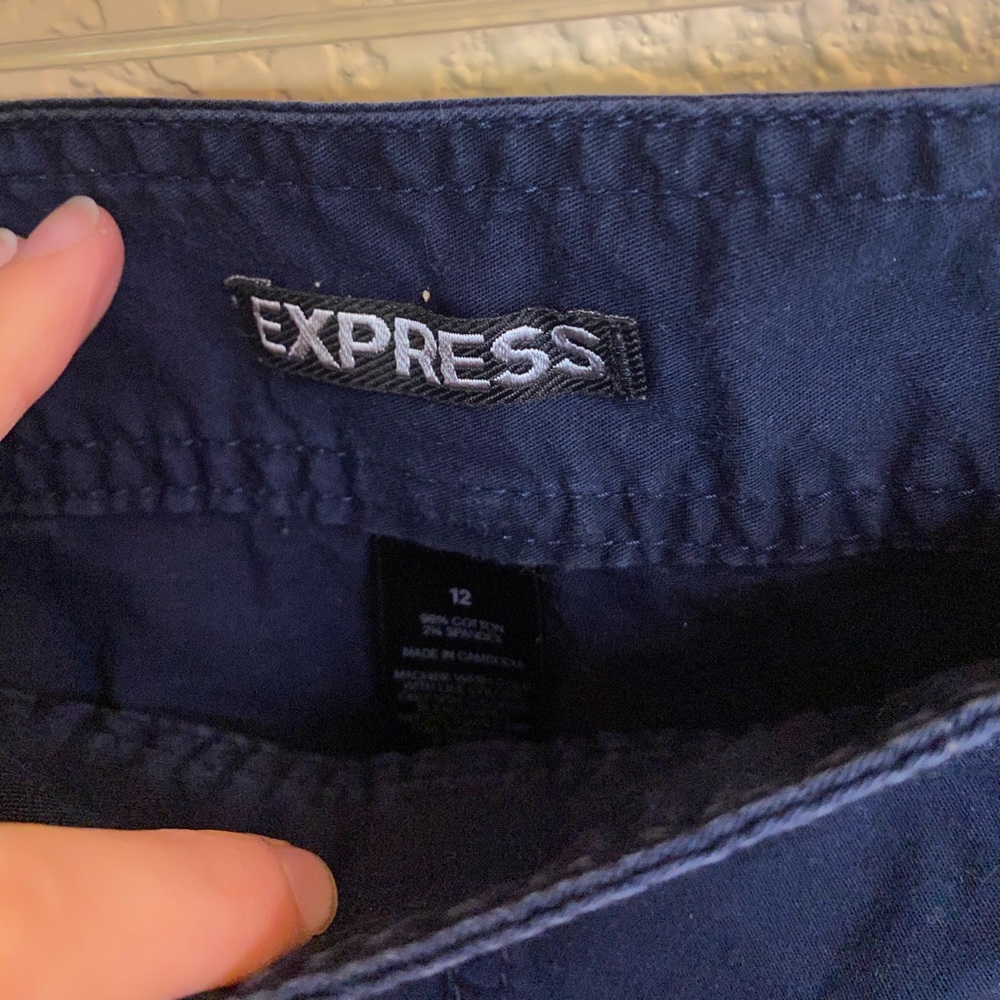 Express navy blue shorts - Picture 3 of 4